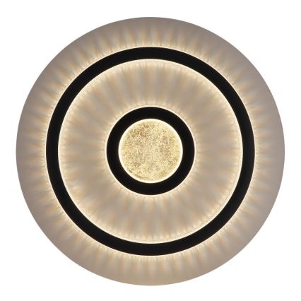 Globo - LED димируема плафониера LED/40W/230V 3000–6500K Ø45 см черна + дистанционно управление