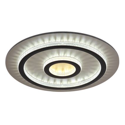 Globo - LED димируема плафониера LED/40W/230V 3000–6500K Ø45 см черна + дистанционно управление