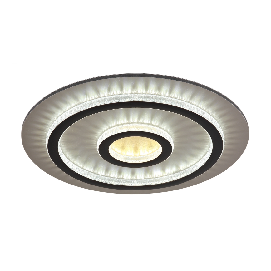 Globo - LED димируема плафониера LED/40W/230V 3000–6500K Ø45 см черна + дистанционно управление