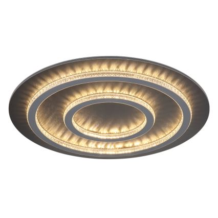 Globo - LED димируемо таванно осветително тяло LED/60W/230V 3000–6500K Ø 55 см, антрацит + дистанционно управление