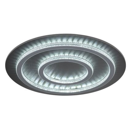 Globo - LED димируемо таванно осветително тяло LED/60W/230V 3000–6500K Ø 55 см, антрацит + дистанционно управление