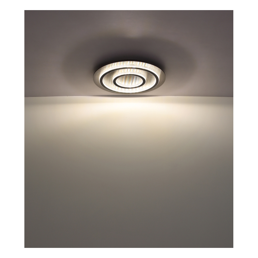 Globo - LED димируемо таванно осветително тяло LED/60W/230V 3000–6500K Ø 55 см, антрацит + дистанционно управление