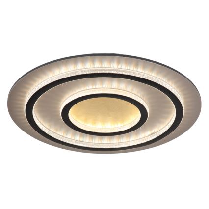 Globo - димируемо LED таванно осветително тяло LED/60W/230V 3000-6500K диаметър 55 см черно + дистанционно управление