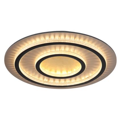 Globo - димируемо LED таванно осветително тяло LED/60W/230V 3000-6500K диаметър 55 см черно + дистанционно управление