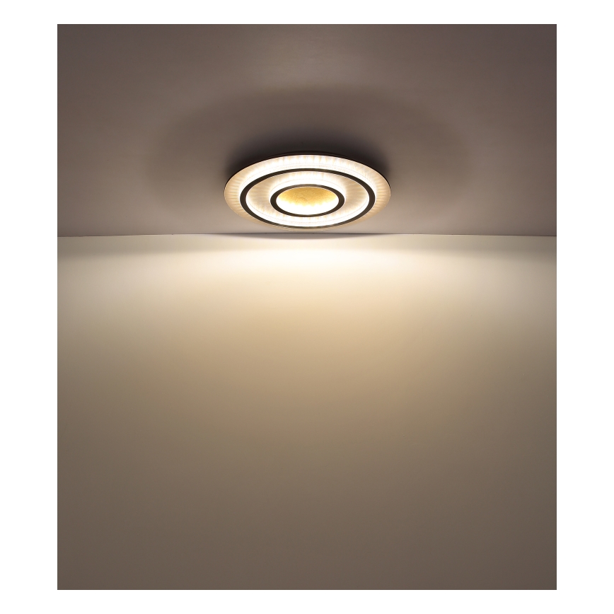 Globo - димируемо LED таванно осветително тяло LED/60W/230V 3000-6500K диаметър 55 см черно + дистанционно управление