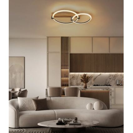Globo - LED таванно осветително тяло LED/24W/230V 3000K 58x38 см бежово
