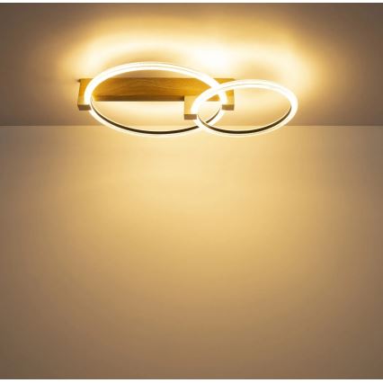 Globo - LED таванно осветително тяло LED/24W/230V 3000K 58x38 см бежово
