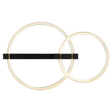 Globo - LED Таванно осветително тяло LED/24W/230V 3000K 58x38 cm черно