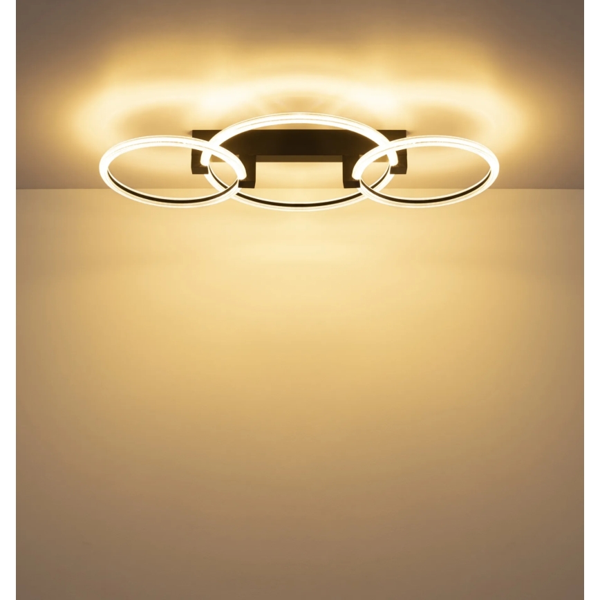 Globo - LED таванно осветително тяло LED/40W/230V 3000K 76,1x38 см черно