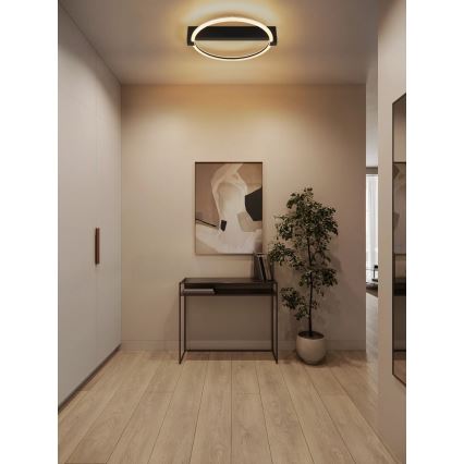 Globo - LED таванно осветително тяло LED/15W/230V 3000K 41,4x38 см черно