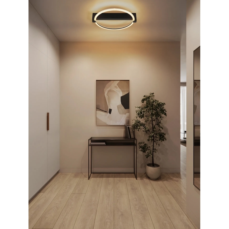 Globo - LED таванно осветително тяло LED/15W/230V 3000K 41,4x38 см черно