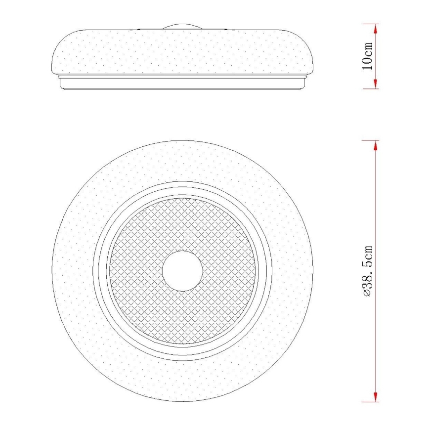 Globo - LED таванно осветително тяло LED/24W/230V 2700/4000/6000K Ø 38,5 см бяло