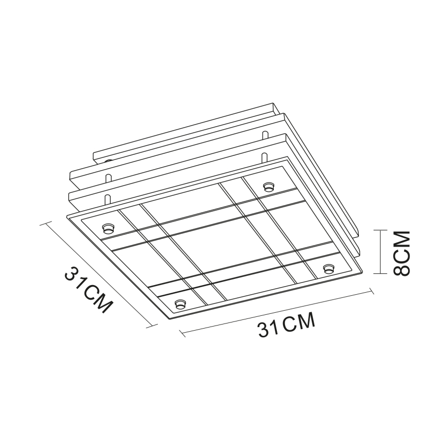 Globo - Плафон 2xE27/60W/230V