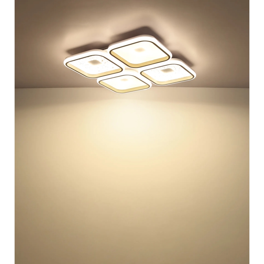 Globo - Димируемо LED таванно осветително тяло LED/55W/230V 2700-6000K 54x54 cm + дистанционно управление