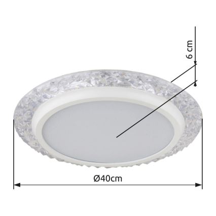 Globo - LED Плафониера LED/22W/230V 3000K Ø 40 см