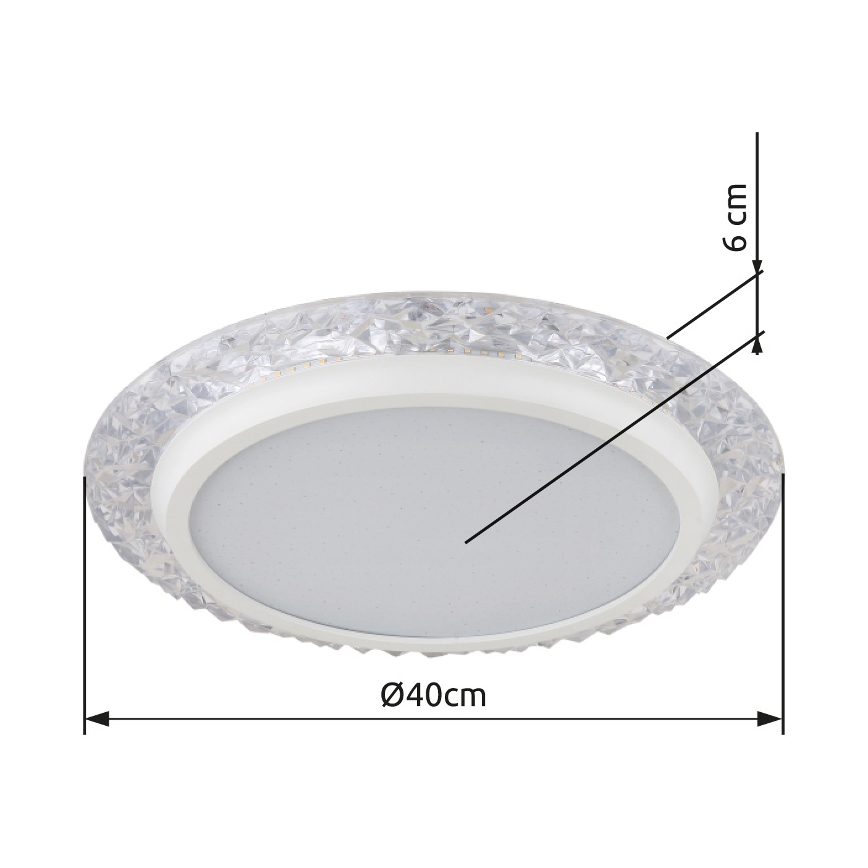 Globo - LED Плафониера LED/22W/230V 3000K Ø 40 см