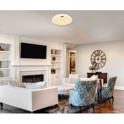 Globo - Димируемо LED таванно осветително тяло LED/40W/230V 2700-6500K + дистанционно управление