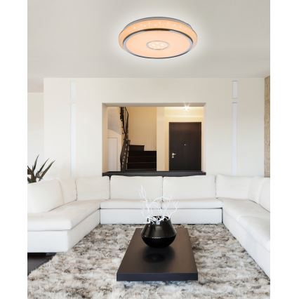 Globo - Димируемо LED таванно осветително тяло LED/40W/230V 2700-6500K + дистанционно управление