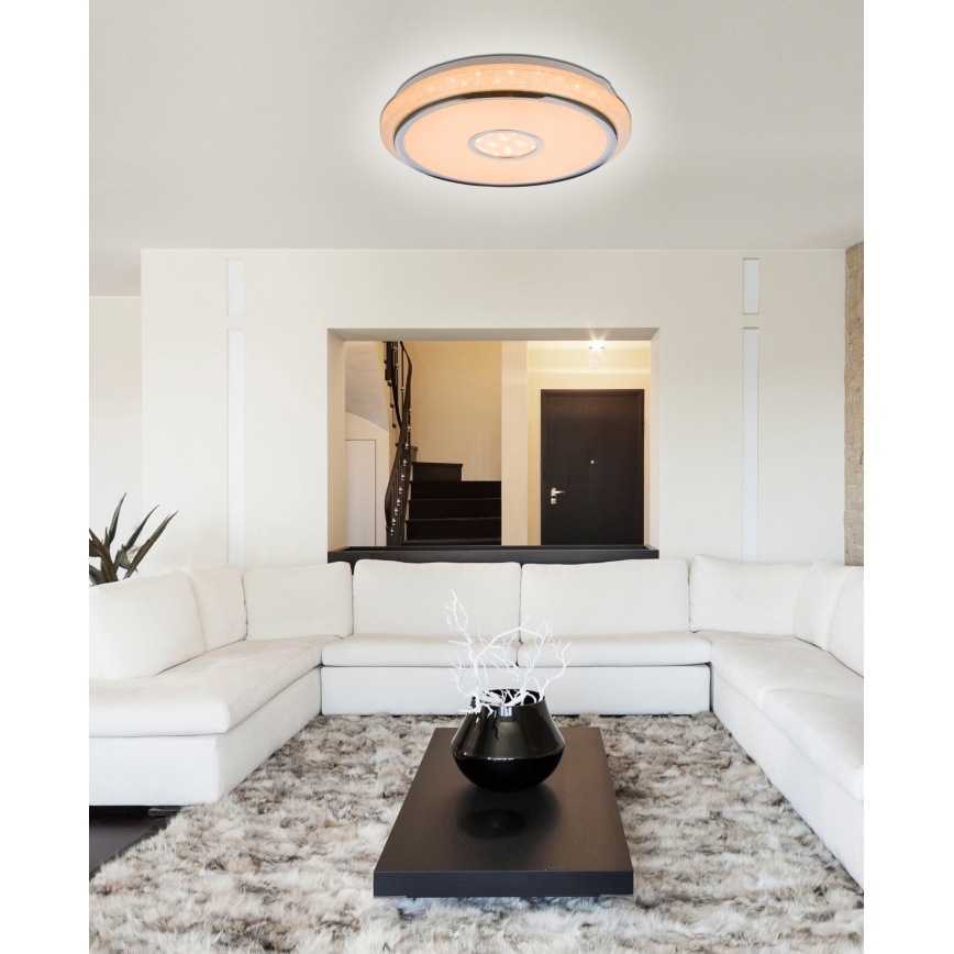 Globo - Димируемо LED таванно осветително тяло LED/40W/230V 2700-6500K + дистанционно управление