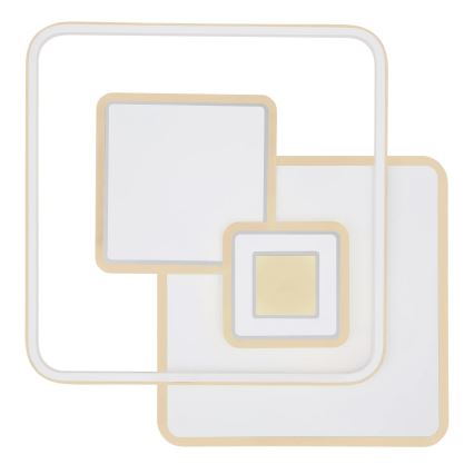 Globo - LED димируемо таванно осветително тяло LED/50W/230V 2700-6000K Wi-Fi Tuya 50,3x50,3 cm + дистанционно управление