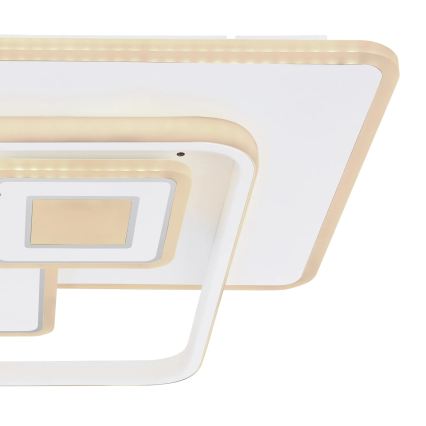 Globo - LED димируемо таванно осветително тяло LED/50W/230V 2700-6000K Wi-Fi Tuya 50,3x50,3 cm + дистанционно управление