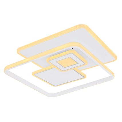 Globo - LED димируемо таванно осветително тяло LED/50W/230V 2700-6000K Wi-Fi Tuya 50,3x50,3 cm + дистанционно управление