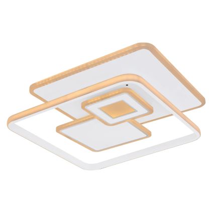 Globo - LED димируемо таванно осветително тяло LED/50W/230V 2700-6000K Wi-Fi Tuya 50,3x50,3 cm + дистанционно управление