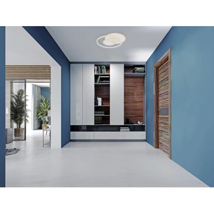 Globo - димируемо таванно осветително тяло LED/50W/230V 2700-6000K Wi-Fi Tuya 46x54,5 cm + дистанционно управление