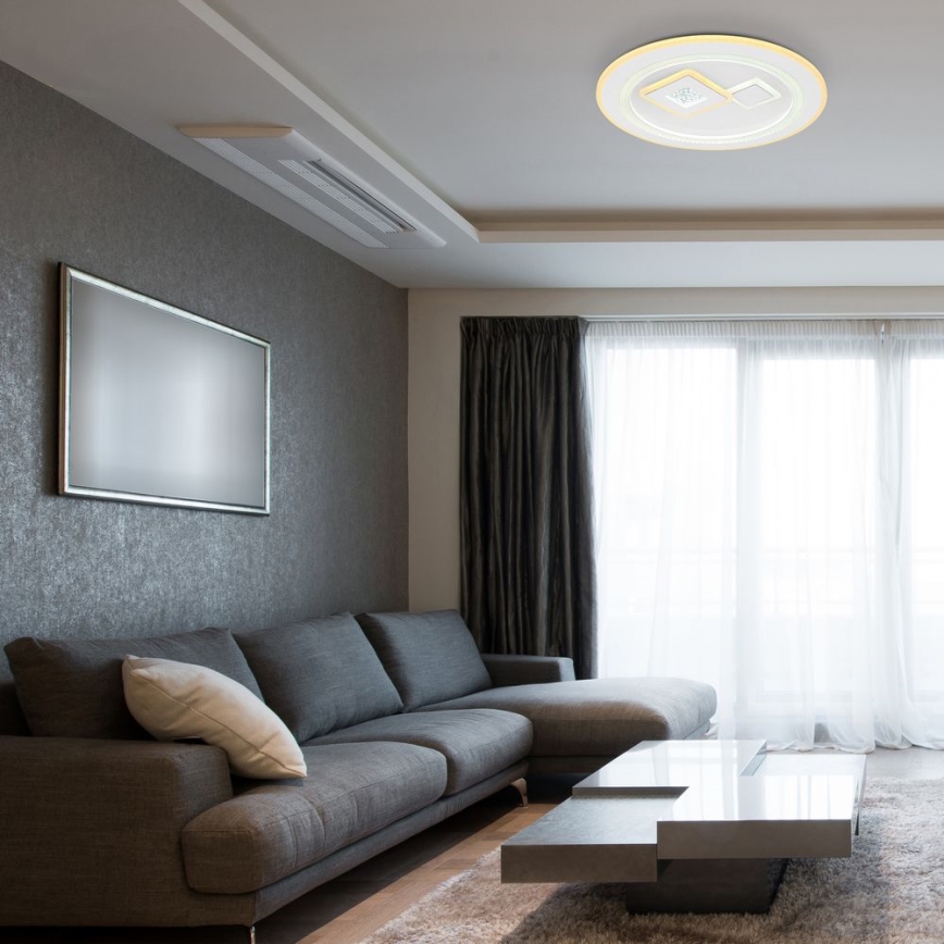 Globo - LED Димируем плафон LED/40W/230V 2700-6500K + д.у.