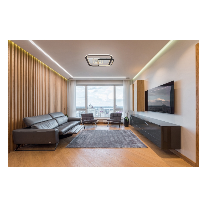 Globo 48459-48 - Димируемо LED таванно осветително тяло ANI LED/48W/230V 2700-6000K 48x52 cm + дистанционно управление