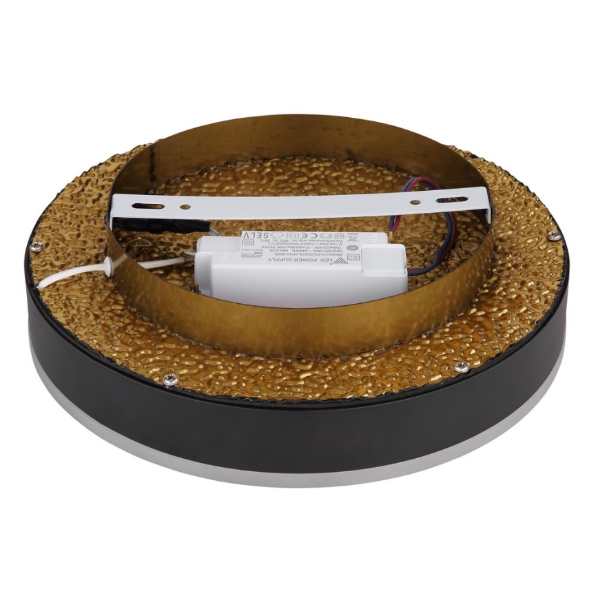 Globo - LED Плафон LED/24W/230V Ø 30 см черен