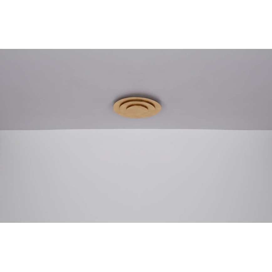 Globo - LED таванен плафон, 18 W, 230 V, 3000 K, Ø 18 см, златист