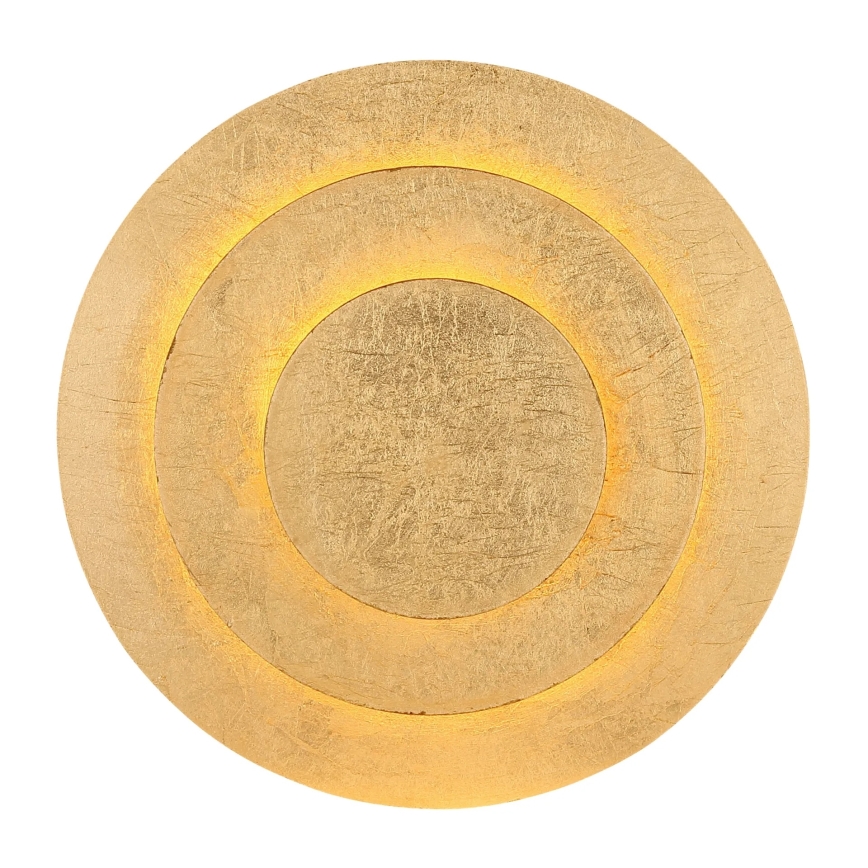 Globo - LED таванен плафон, 18 W, 230 V, 3000 K, Ø 18 см, златист