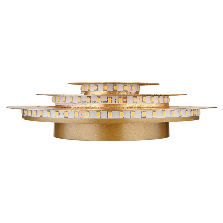 Globo - LED таванен плафон, 18 W, 230 V, 3000 K, Ø 18 см, златист