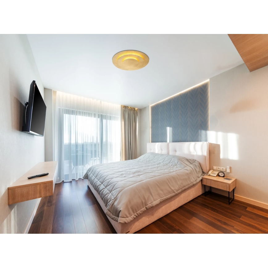 Globo - LED таванно осветително тяло LED/24W/230V 3000K Ø 35 см златно