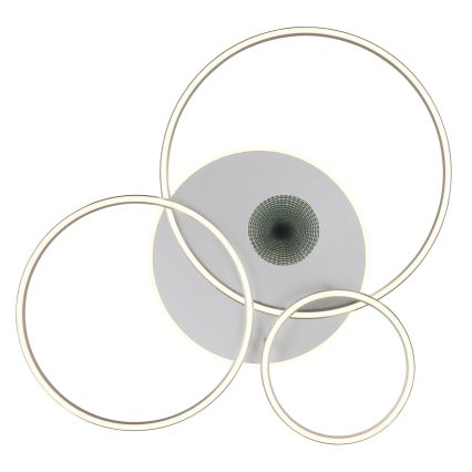 Globo - LED димируемо таванно осветително тяло LED/54W/230V 2700-6500K 90x70 cm сребристо + дистанционно управление
