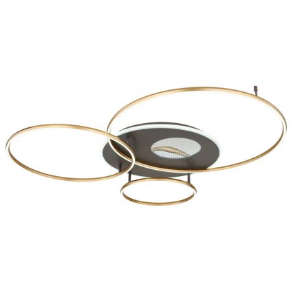 Globo - LED таванно осветително тяло с димиране LED/70W/230V 2700-6500K златисто + дистанционно управление