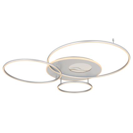 Globo - Димируемо LED таванно осветително тяло LED/70W/230V 2700-6500K матов хром + дистанционно управление