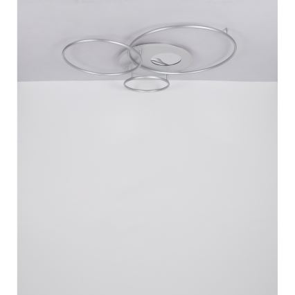 Globo - Димируемо LED таванно осветително тяло LED/70W/230V 2700-6500K матов хром + дистанционно управление