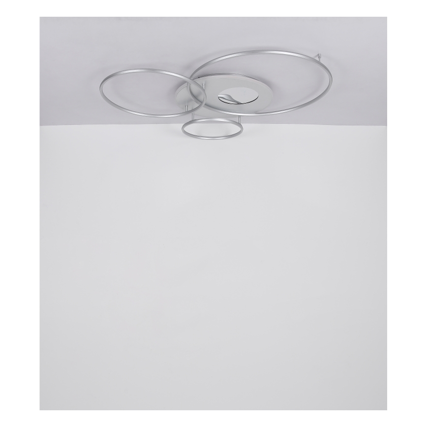 Globo - Димируемо LED таванно осветително тяло LED/70W/230V 2700-6500K матов хром + дистанционно управление