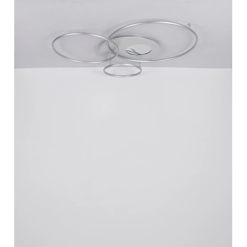 Globo - LED димируемо таванно осветително тяло LED/70W/230V 2700-6500K Wi-Fi Tuya матов хром + дистанционно управление