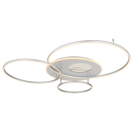 Globo - LED димируемо таванно осветително тяло LED/70W/230V 2700-6500K Wi-Fi Tuya матов хром + дистанционно управление