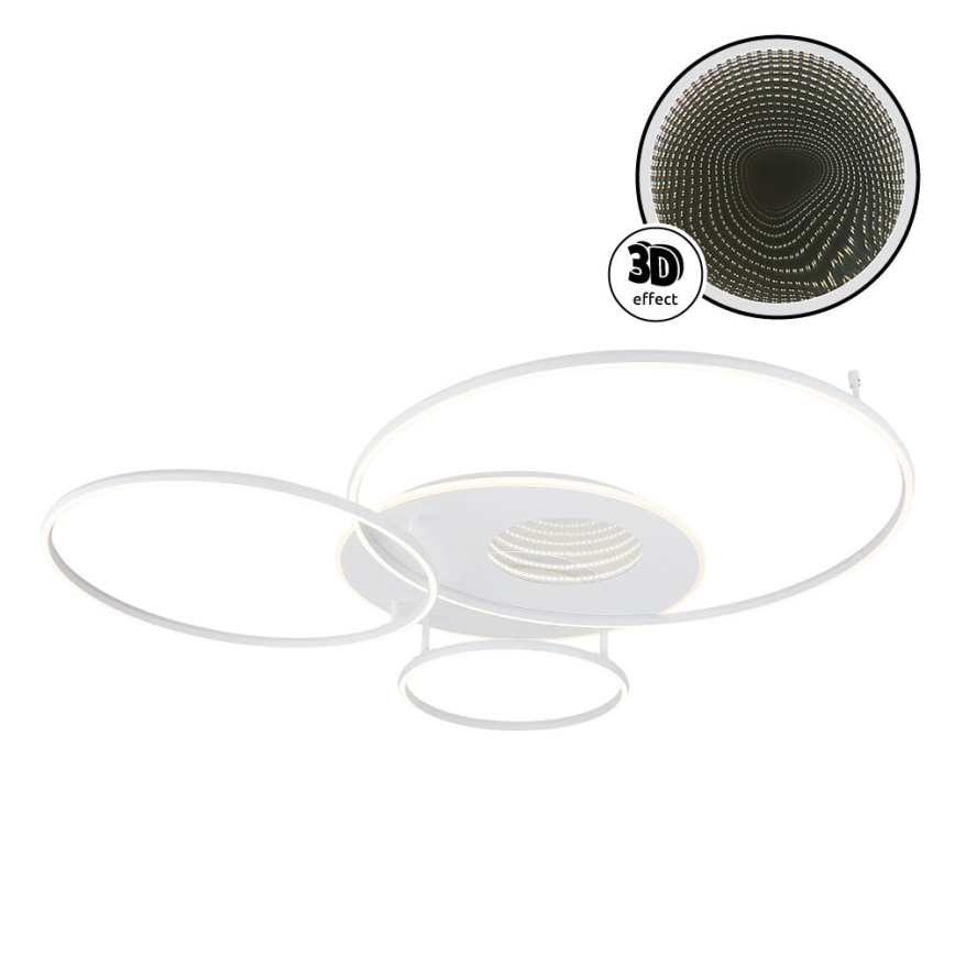 Globo - LED димируемо таванно осветително тяло LED/70W/230V 2700-6500K 105x26,5 cm бяло + дистанционно управление