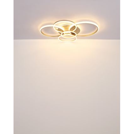 Globo - LED Плафониера LED/70W/230V 3000K 88x110 см бежов