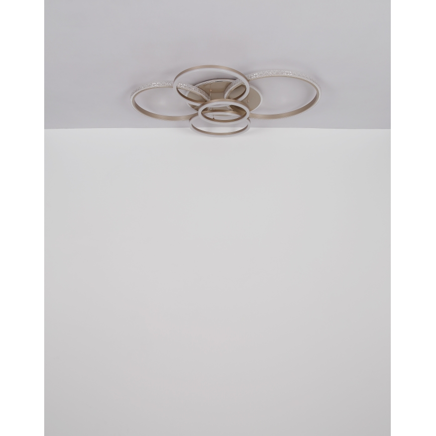 Globo - LED Плафониера LED/70W/230V 3000K 88x110 см бежов