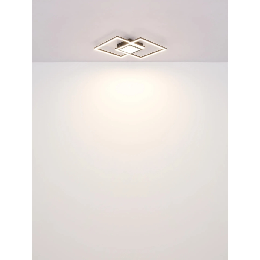 Globo - димируемо LED таванно осветително тяло LED/32W/230V 2700-6500K 42,6x42,6 см черно + дистанционно управление