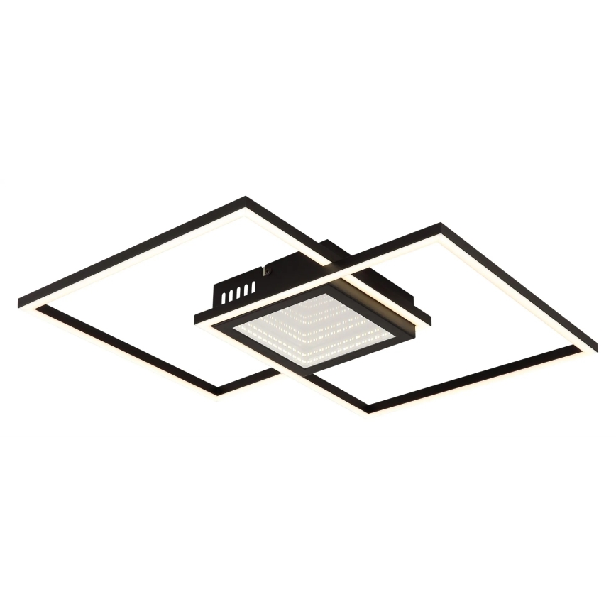 Globo - димируемо LED таванно осветително тяло LED/32W/230V 2700-6500K 42,6x42,6 см черно + дистанционно управление