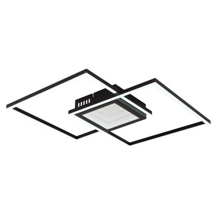 Globo - димируемо LED таванно осветително тяло LED/32W/230V 2700-6500K 42,6x42,6 см черно + дистанционно управление