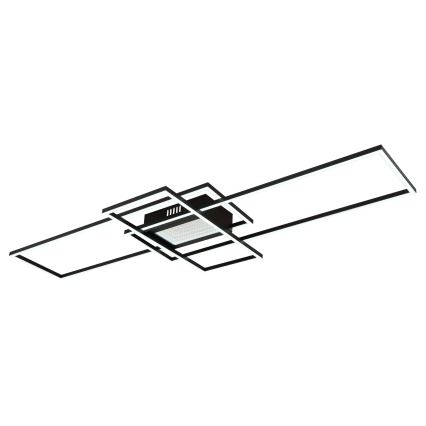 Globo - Димируемо LED таванно осветително тяло LED/60W/230V 2700-6500K 42x110,8 см черно + дистанционно управление