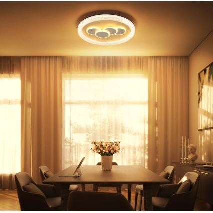 Globo - LED таванно осветително тяло LED/40W/230V 3000K Ø 49,5 cm златисто